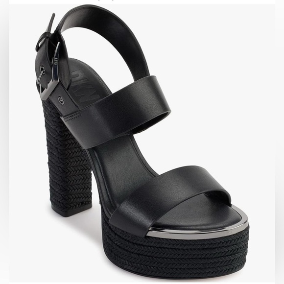 NEW Women's Everyday Yadira-Platform High Heeled Open Toe Sandal Black Size 10 - Picture 2 of 12